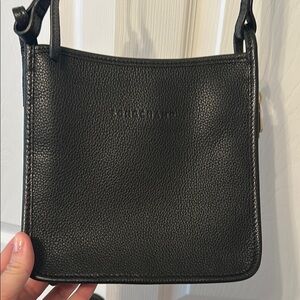 Longchamp Black Crossbody Bag Sleek Minimalist Design